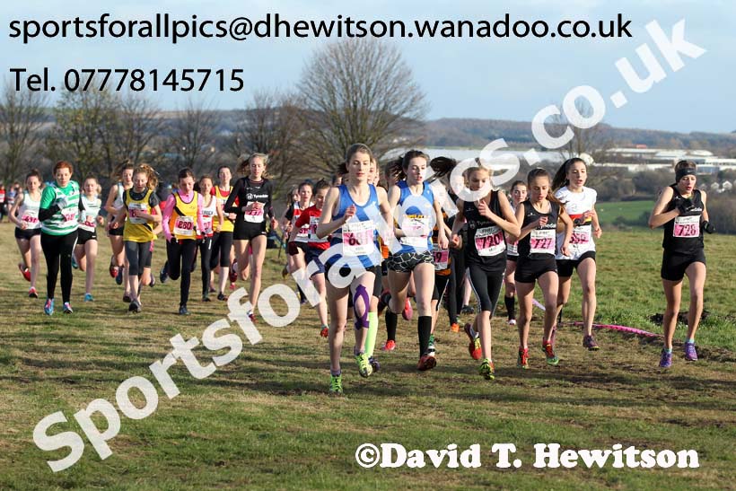 Girls under-15s Start Fitness HEHL, Aykley Heads, Durham. Photo: David T. Hewitson/Sports for All Pics